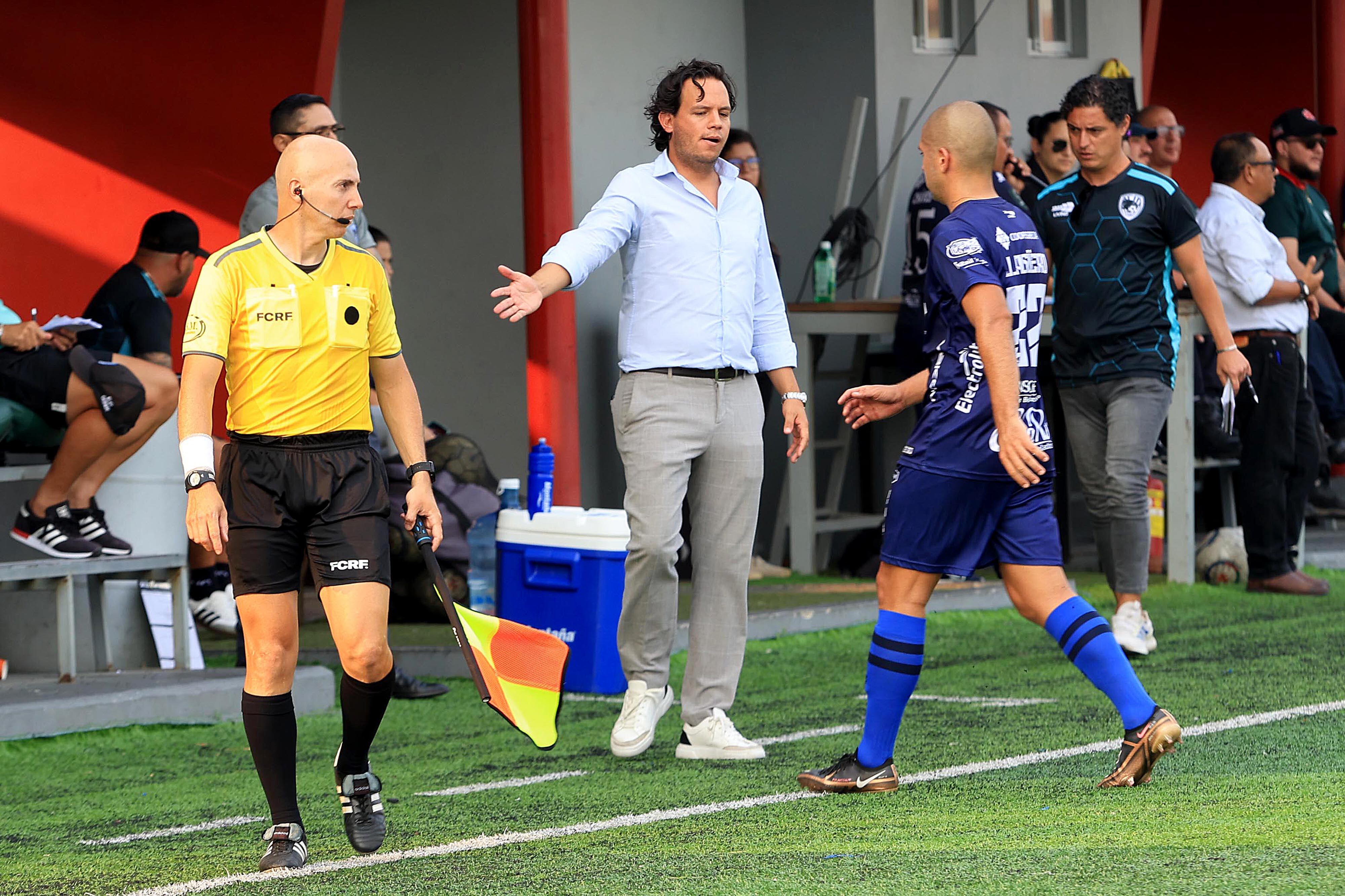 03/05/2024     Estadio Rafael Bolaños. El Municipal Grecia recibió a la Asociación Deportiva Guanacasteca (ADG) en partido de reposición de la jornada 12, del Torneo de Clausura, Copa Promérica 2024. Grecia es, oficialmente, el equipo descendido. Foto: Rafael Pacheco Granados
