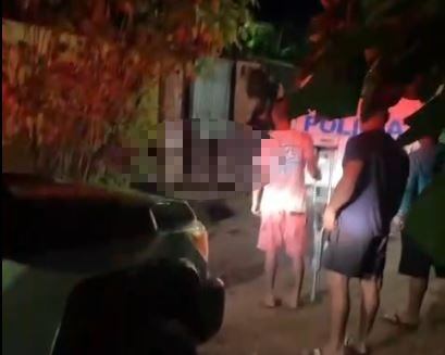 Varios de los vecinos quedaron impactados ante la escena que encontraron. Agencia Nacional de Información.