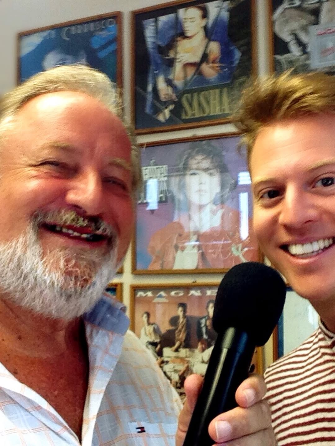 Mauricio Hoffmann junto a su padre Nelson Hoffmann.