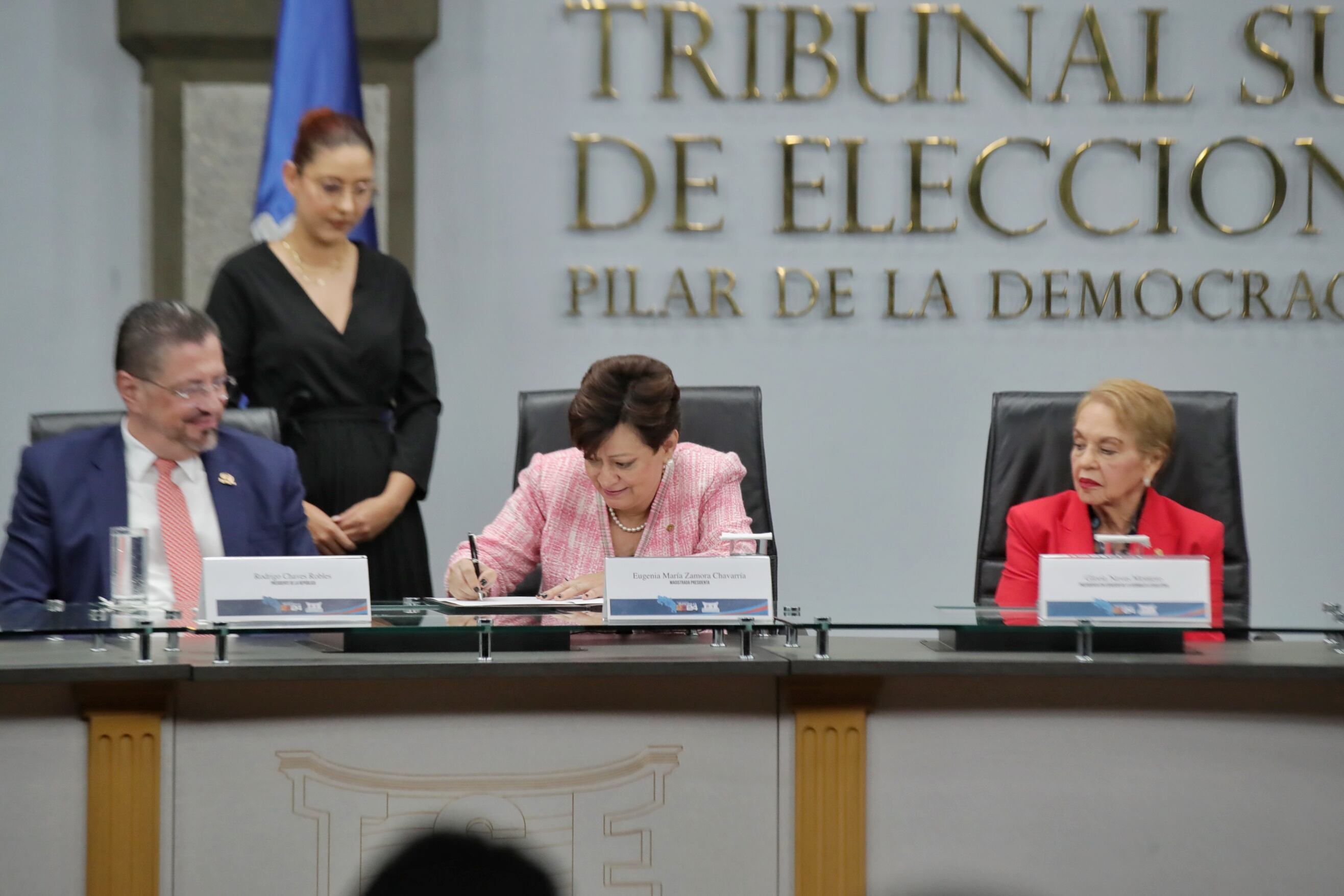 Cobertura del acto solemne de Convocatoria a Elecciones Municipales 2024, a realizarse en el auditorio del Tribunal Supremo de Elecciones / foto John Durán