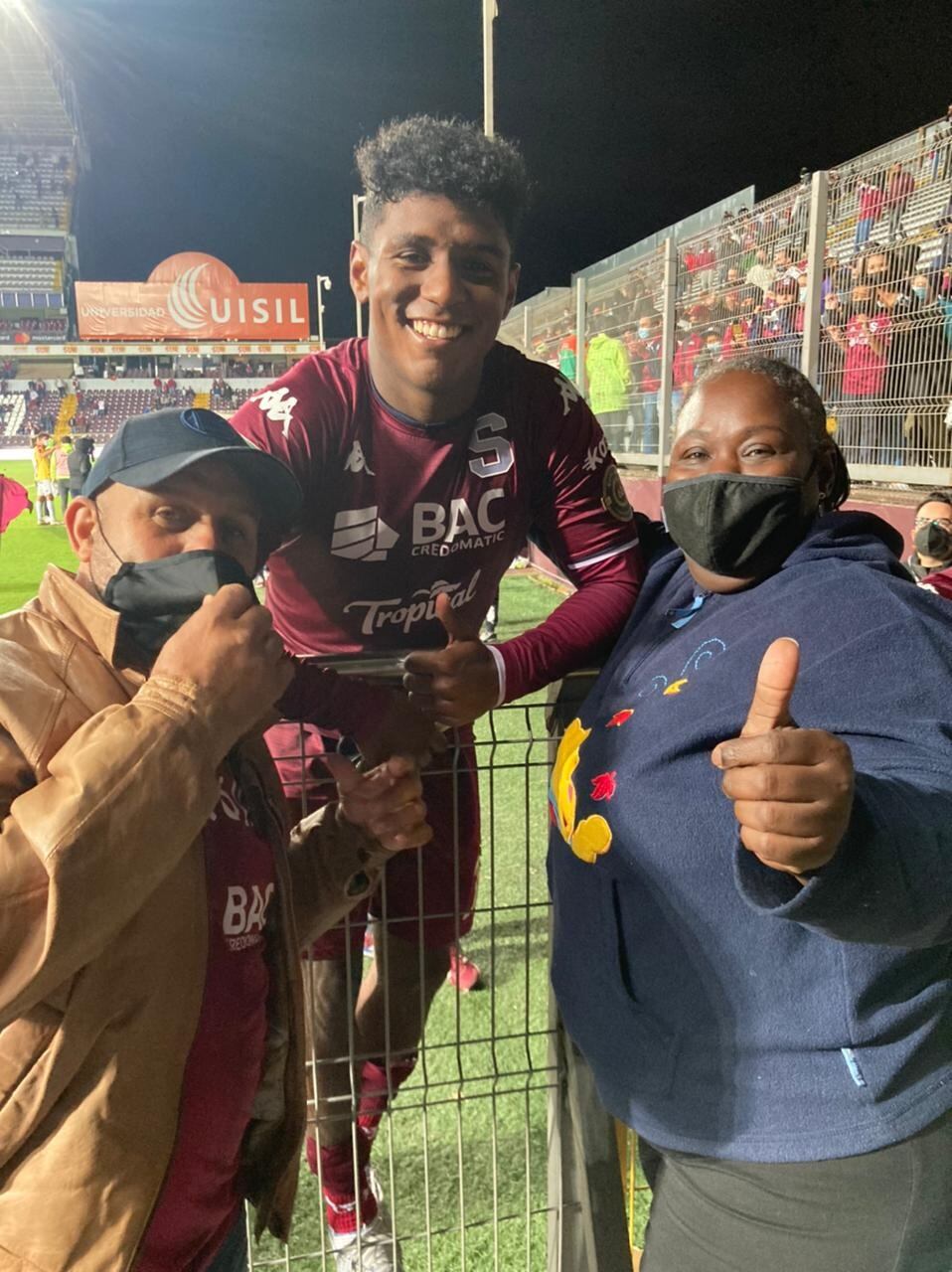 Sergio Céspedes, lateral de Saprissa. Cortesía.