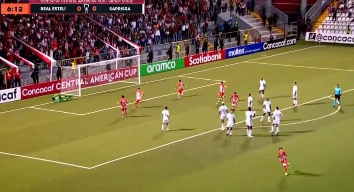 Saprissa pierde 2.0 contra el Real Estelí. Twitter.