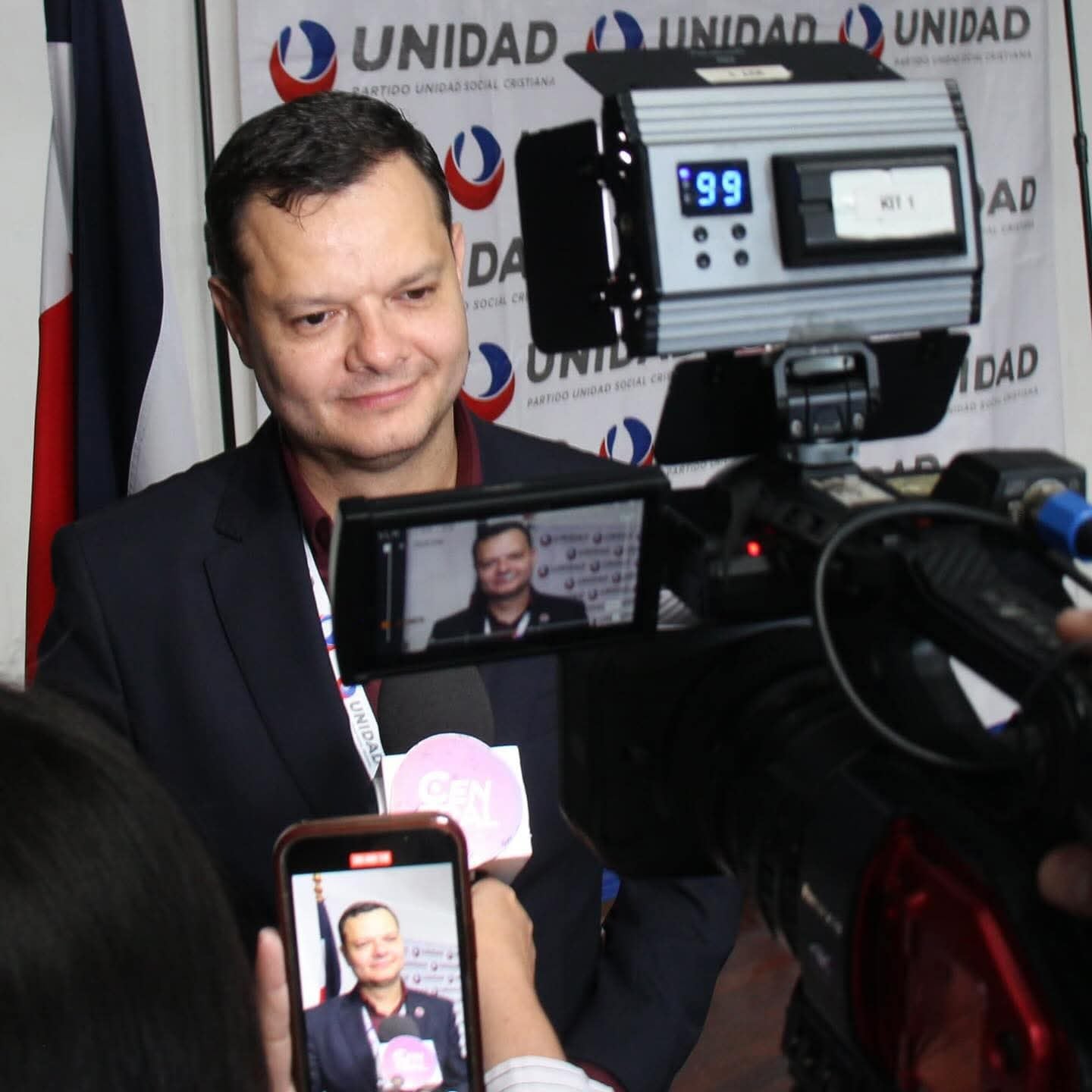 Juan Carlos Hidalgo, candidato presidencial del PUSC