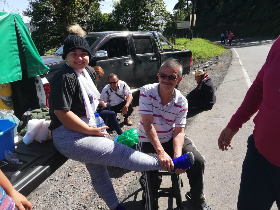 Hernán Quirós, romero que vivió dos milagros durante paso del huracán César en 1996. Foto cortesía Hernán Qurós.