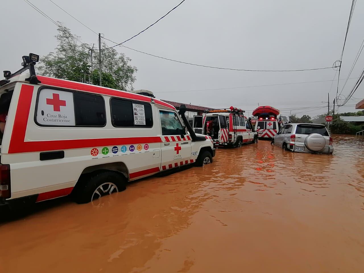 Inundaciones en la zona norte del país. Foto Edgar Chinchilla.