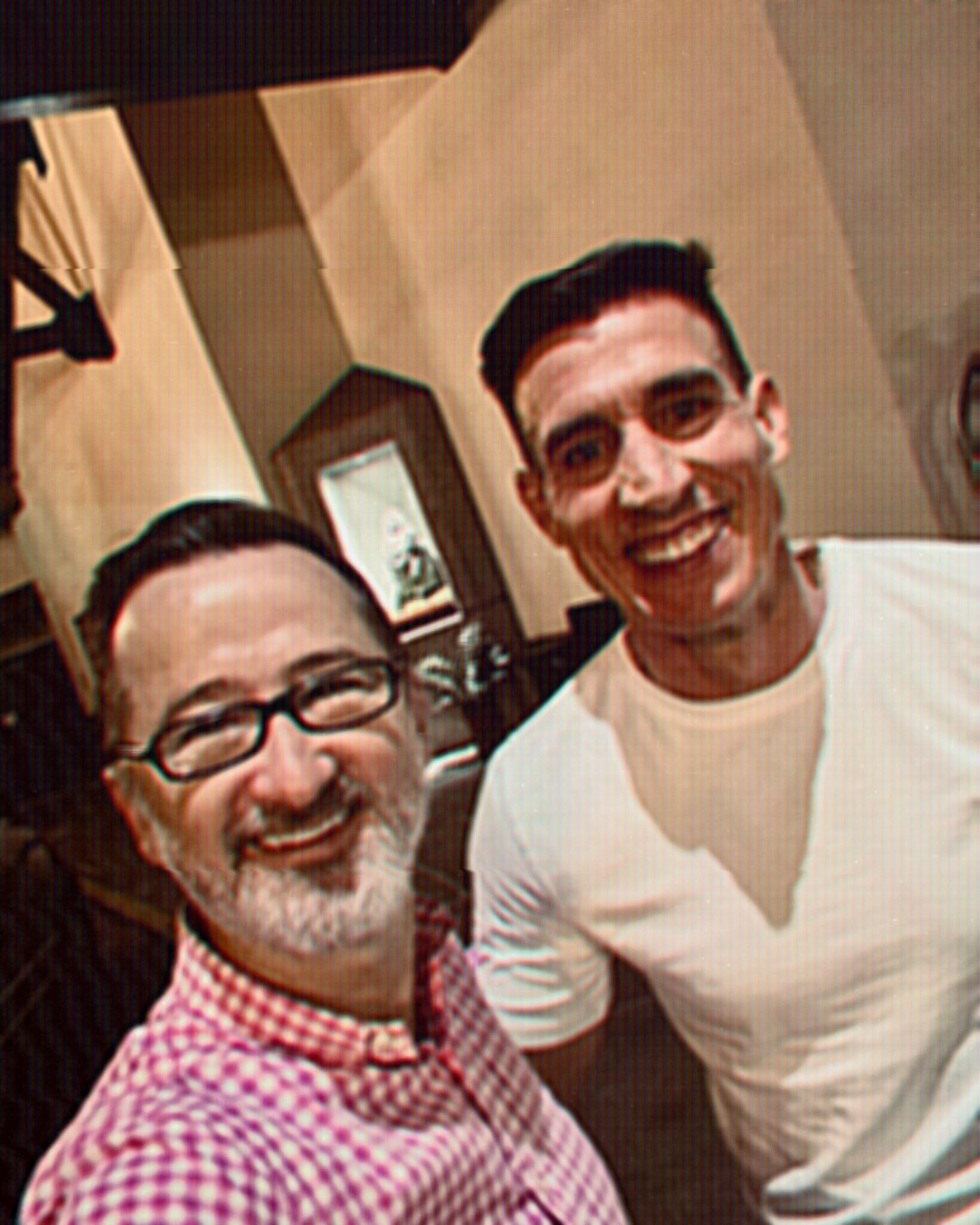 Con esta foto Juan Carlos Rojas avisó que Ángel Catalina estaba de regreso en Costa Rica. Foto: X.