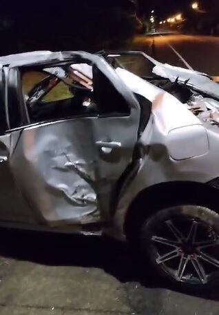 Triple colisión deja un joven fallecido en Talamanca. Foto cortesía.