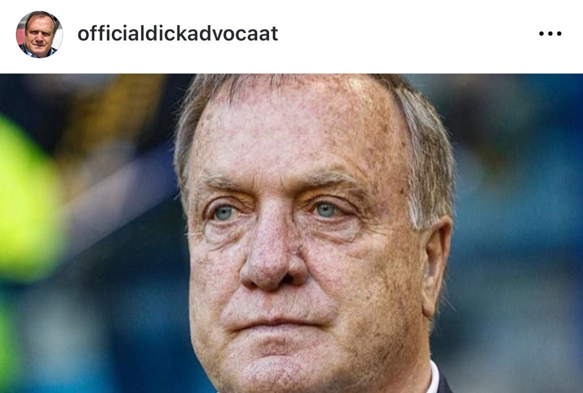 Instagram: Dick Advocaat