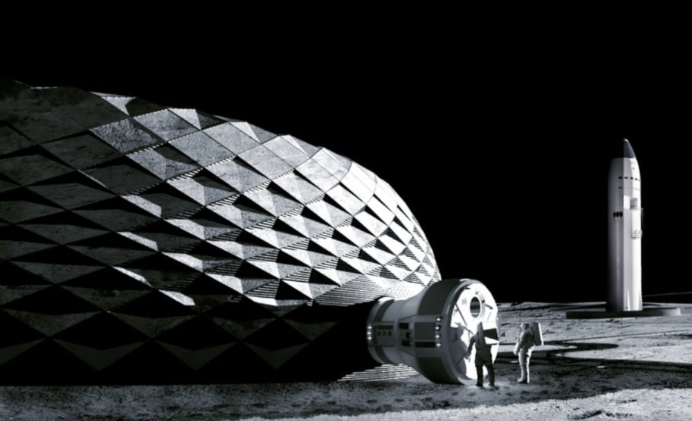 Casas de la NASA en la Luna y Marte