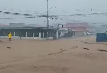 Afectaciones por lluvias e inundaciones en El Guarco. Foto cortesía.