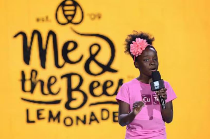 Mikaila Ulmer es toda una eminencia para los negocios. Foto: GDA/La Nación/Argentina