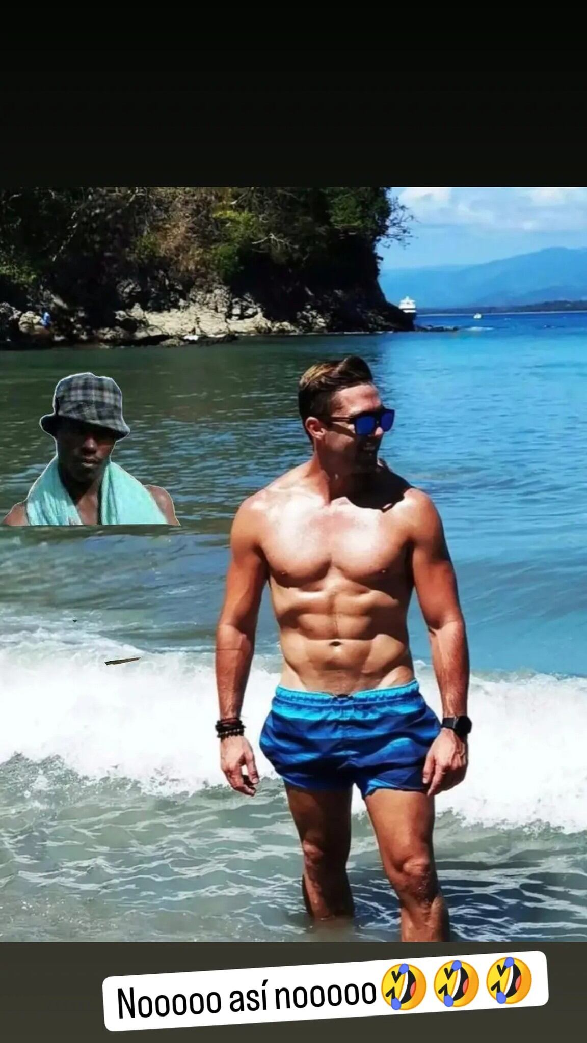 Ítalo Marenco, meme playa