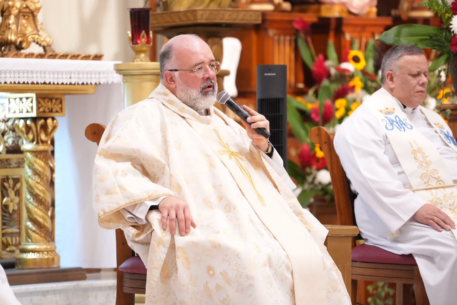 12/06/2025. Misa en celebración a los 104 años del Club Sport Herediano. Iglesia la Inmaculada, Heredia. Fotografía: Lilly Arce.