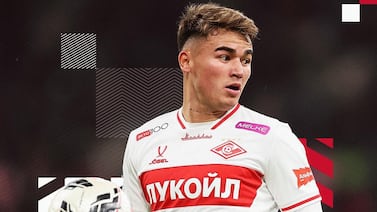 Manfred Ugalde anotó un doblete en el triunfo del Spartak Moscú en un partido importante