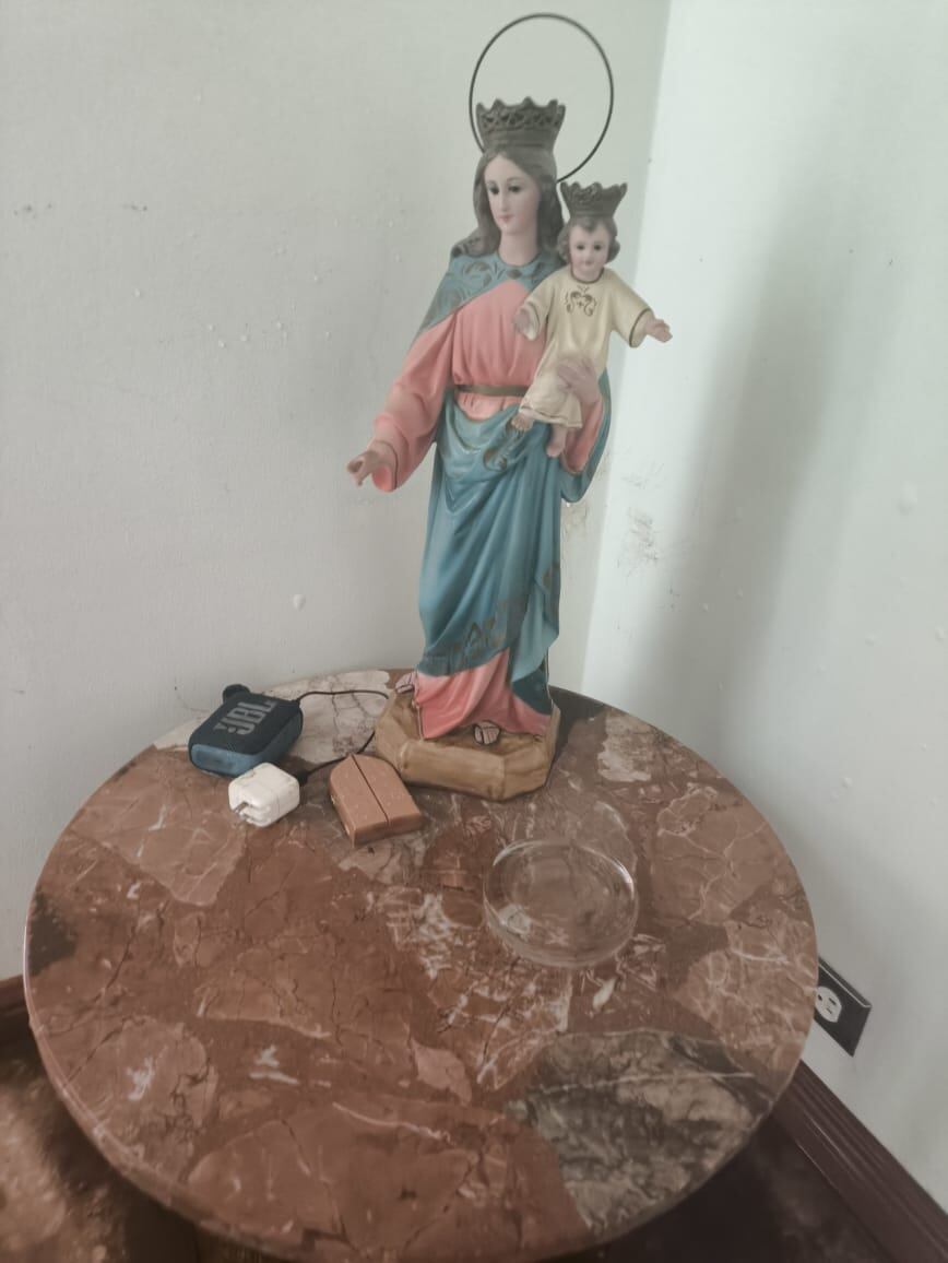 Inundación en barrio Dent. Foto Adrián Galeano.