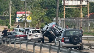 Choque múltiple en Liberia: Cruz Roja atendió a 18 personas tras colisión de ocho vehículos