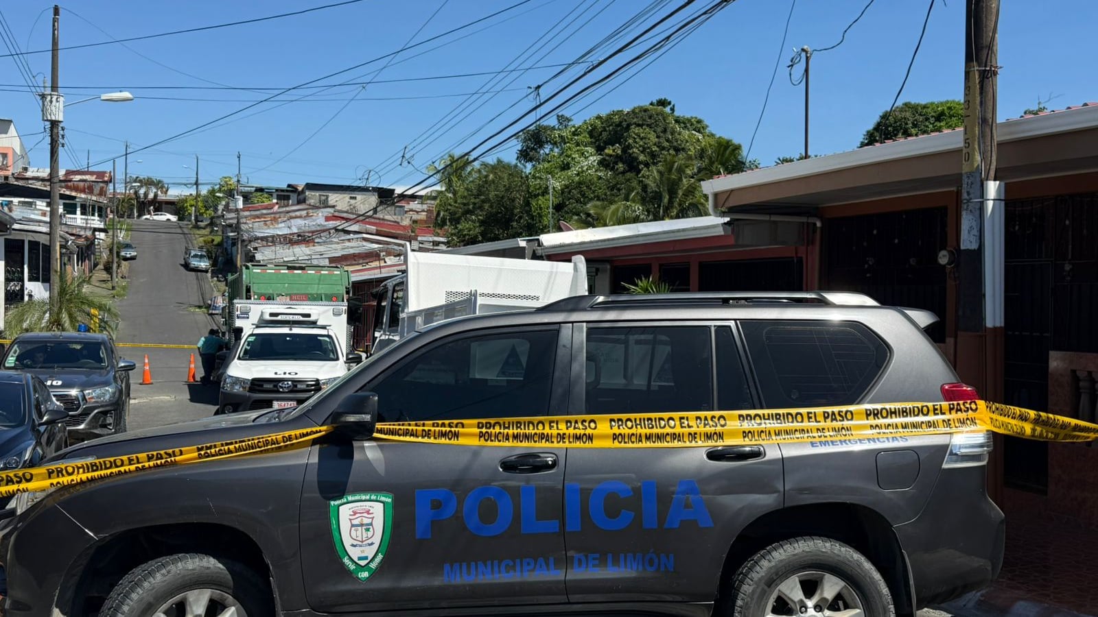 OIJ de Limón atendió el hallazgo de un recién nacido en un camión de basura. Foto: La Teja