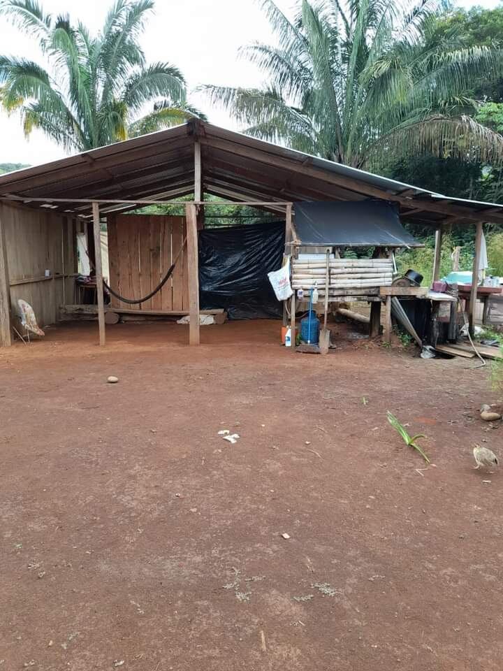 Familia de bebita mordida por terciopelo necesita ayuda para arreglar su casa. Foto cortesía Tracy Madrigal.
