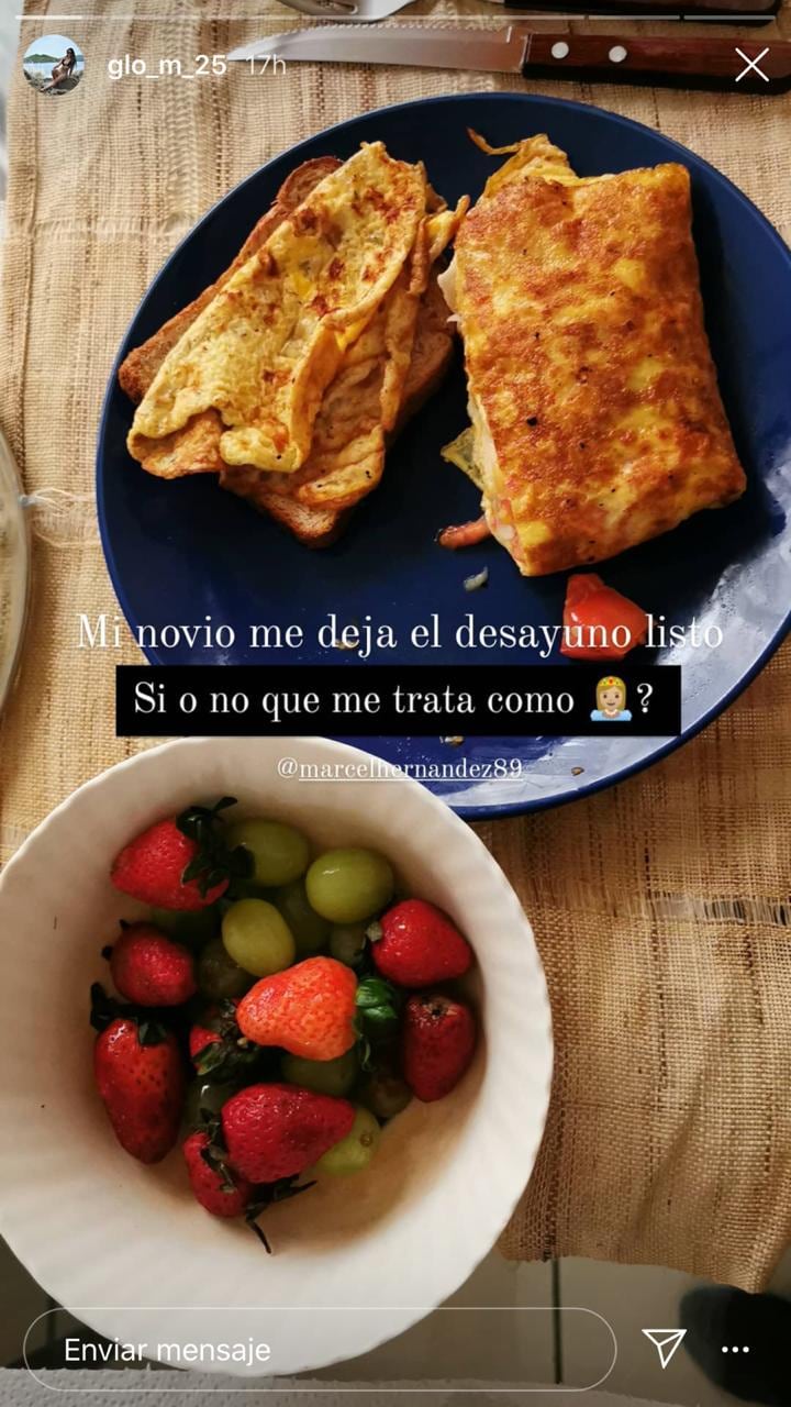 Gloriana Miranda, pareja de Marcel Hernández