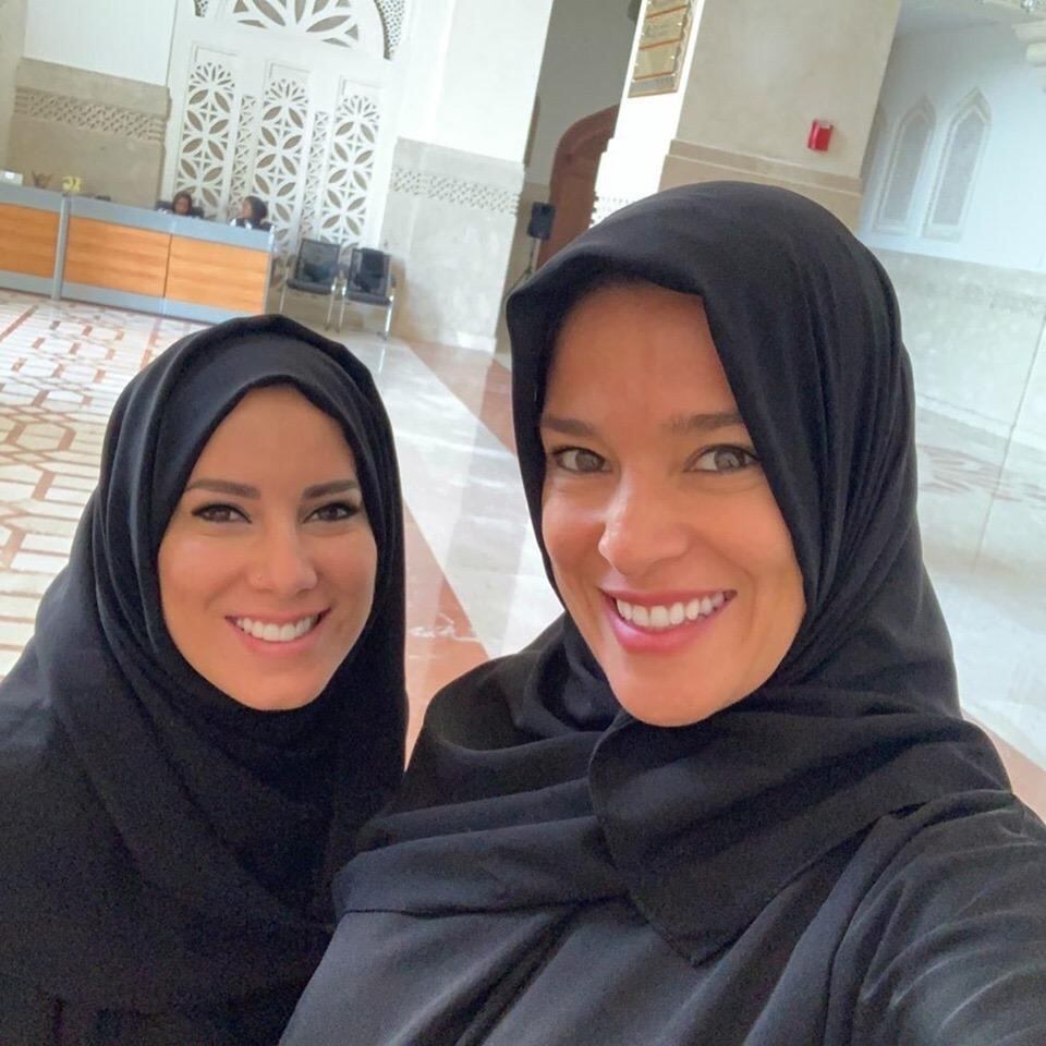 Laura Hernández, tica en Catar. Cortesía.