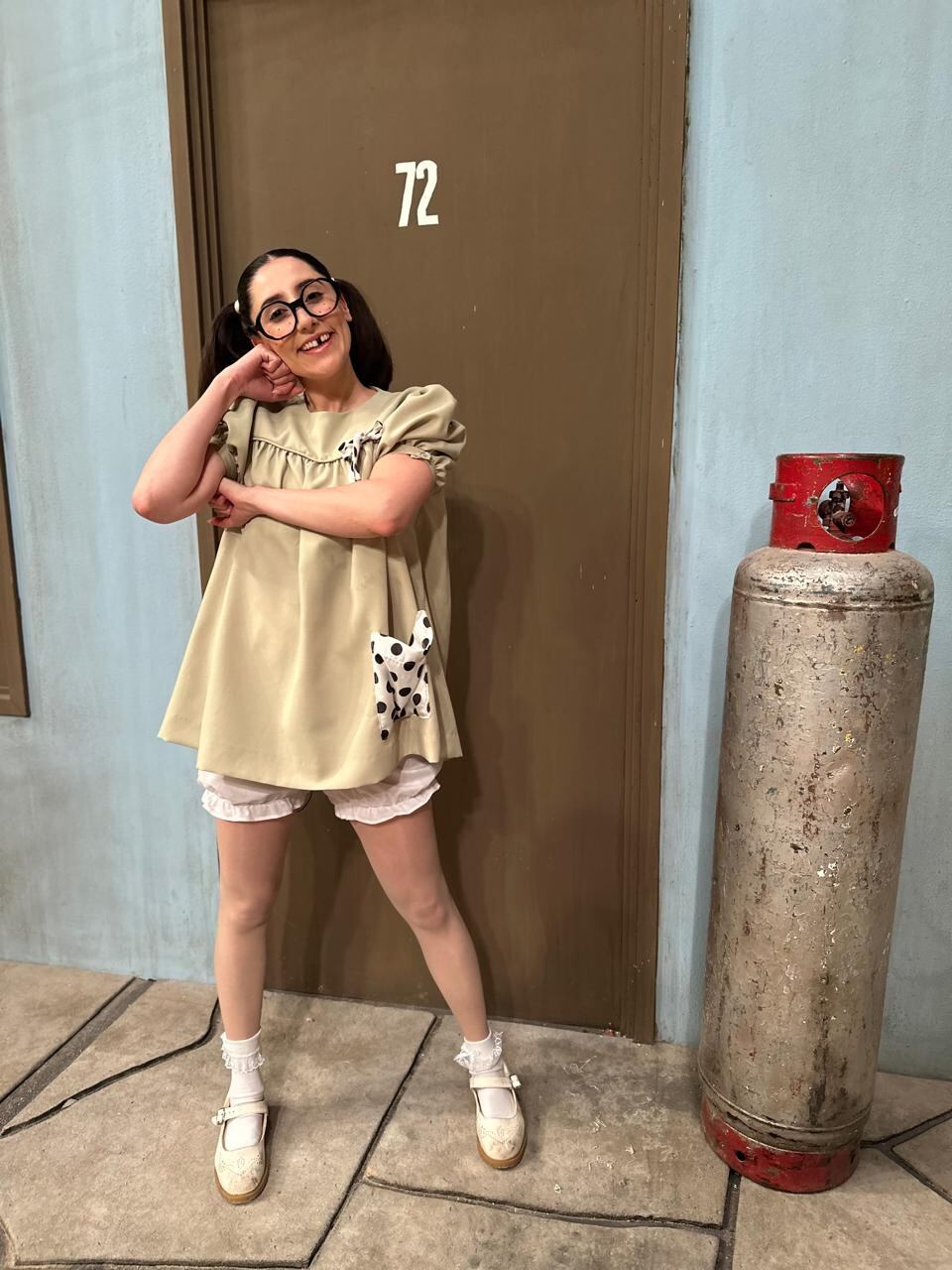 Paola Montes de Oca actriz de Chespirito sin querer queriendo