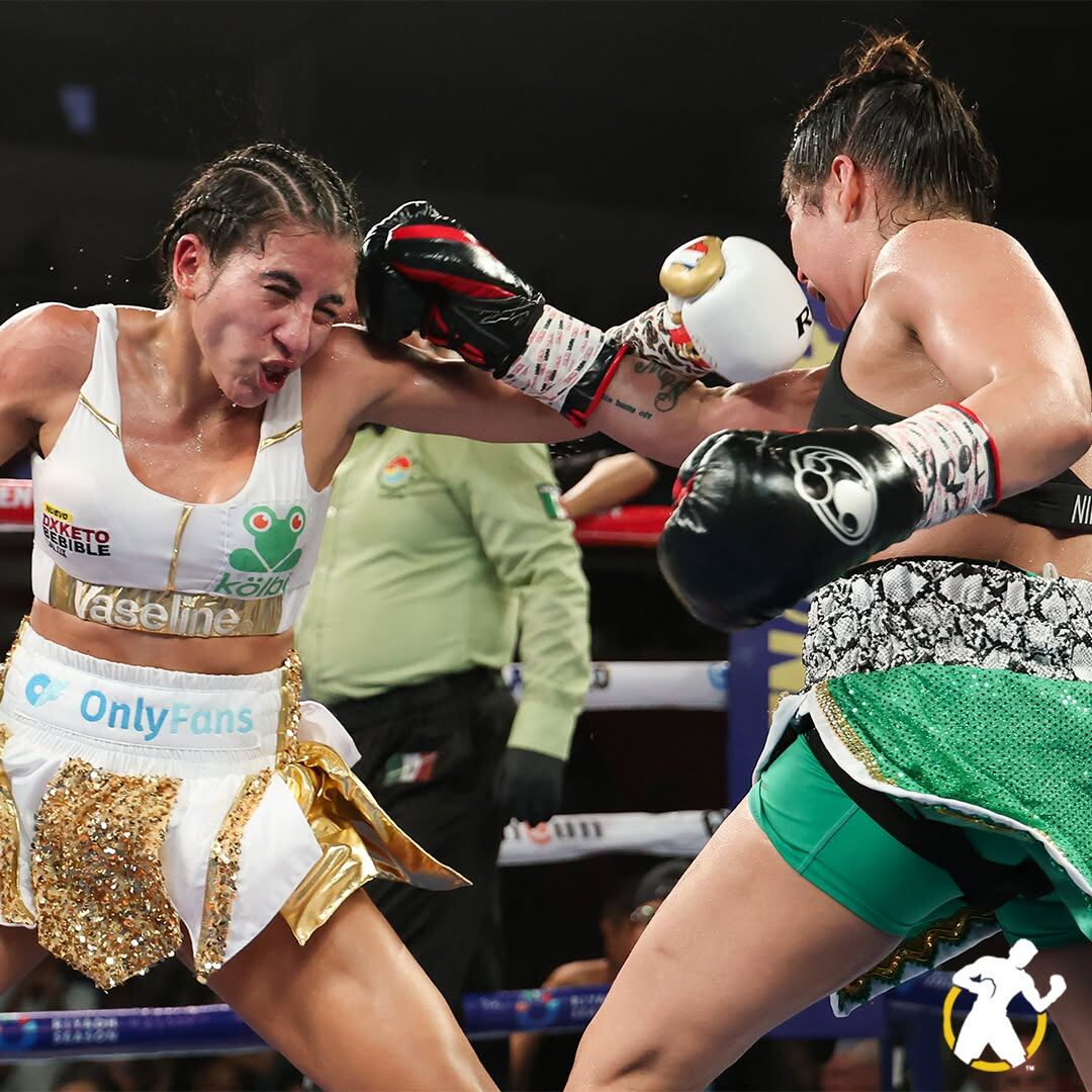 Yokasta Valle derrotó a la estadounidense Marlen Esparza, en México. Instagram Golden Boy.