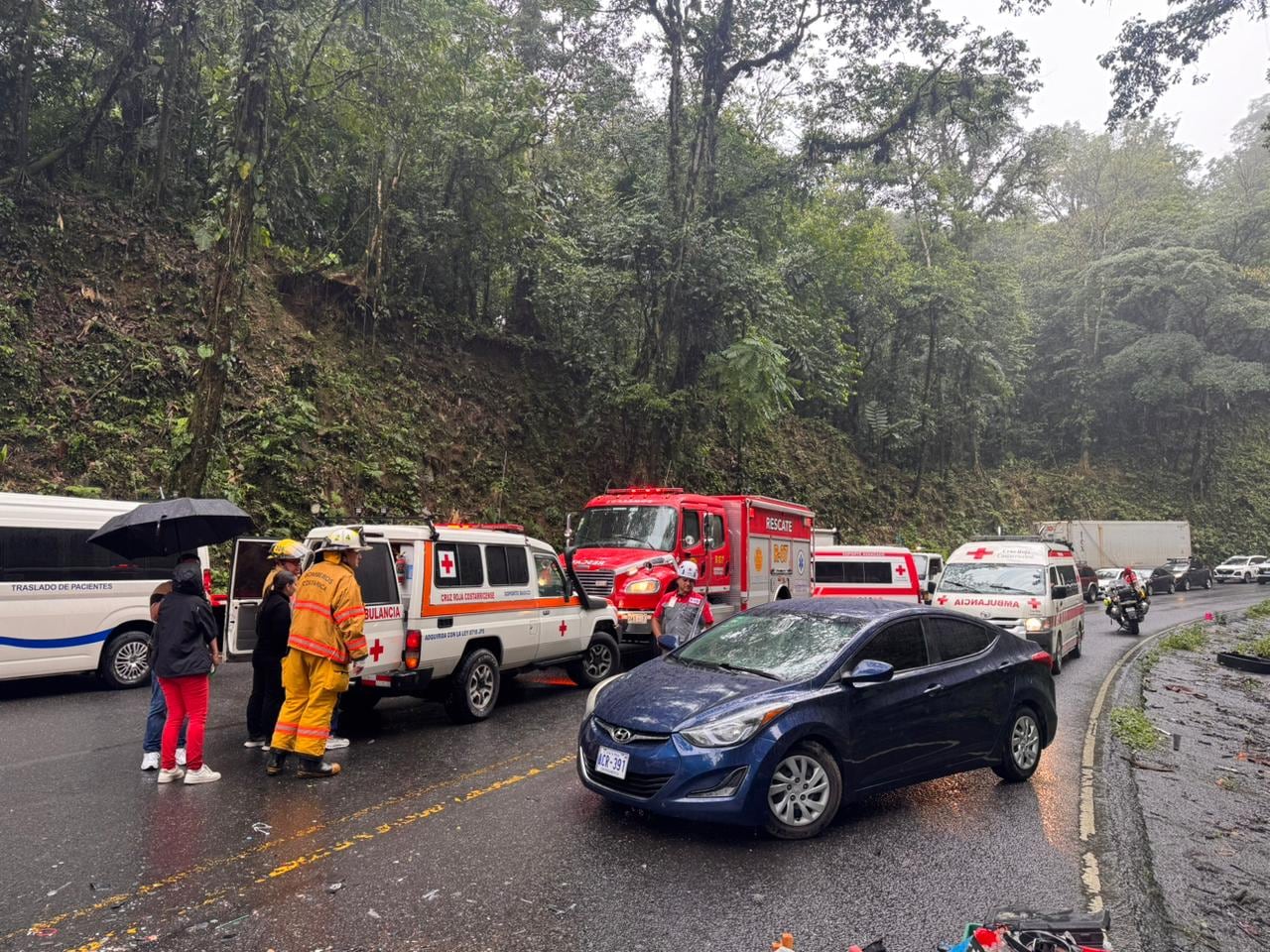 Un grave accidente ocurrió este lunes en la Ruta 32