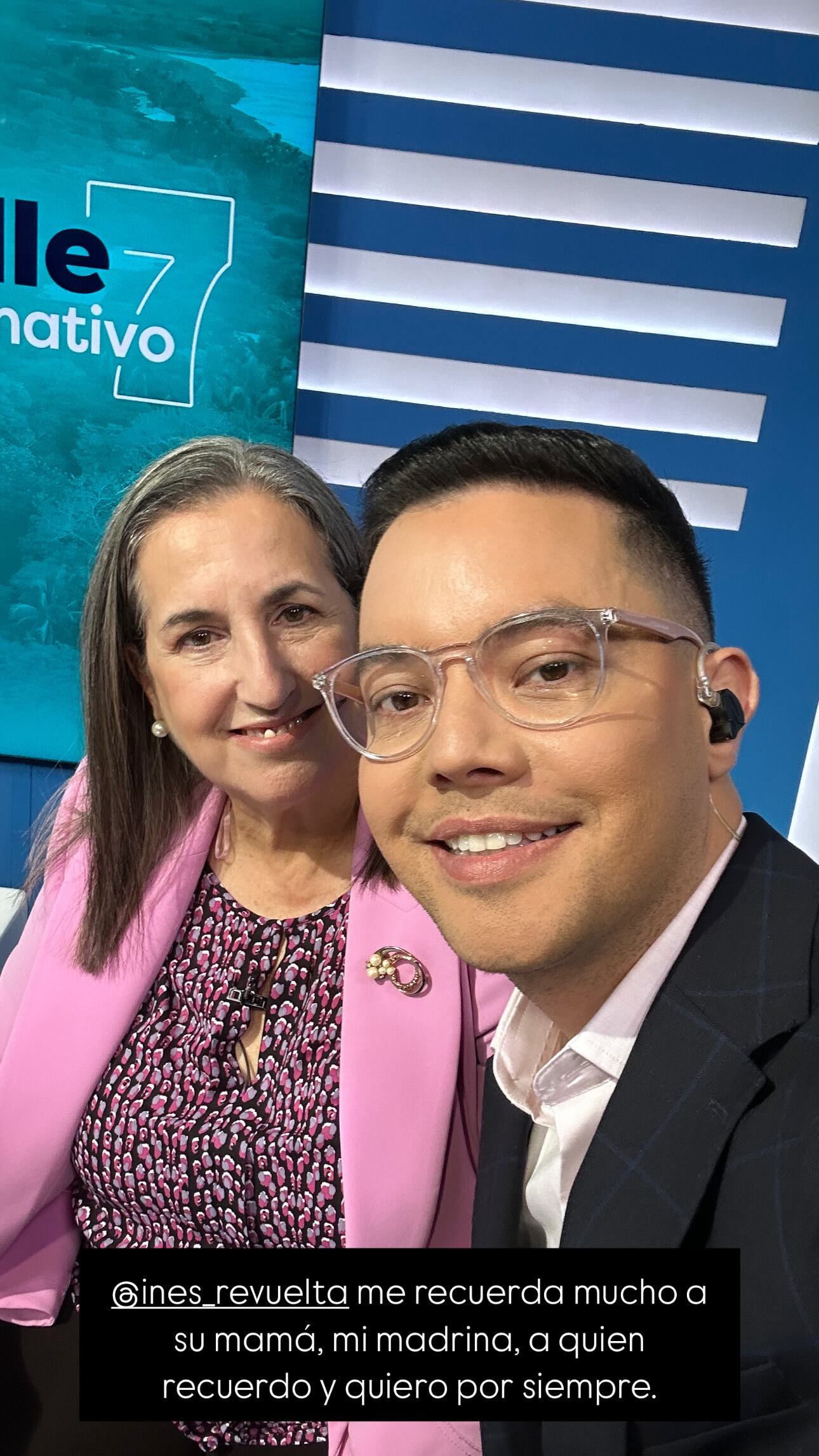 El periodista y presentador de Teletica, Pablo Campos, vivió un momento muy especial este jueves frente a las cámaras de canal 7.