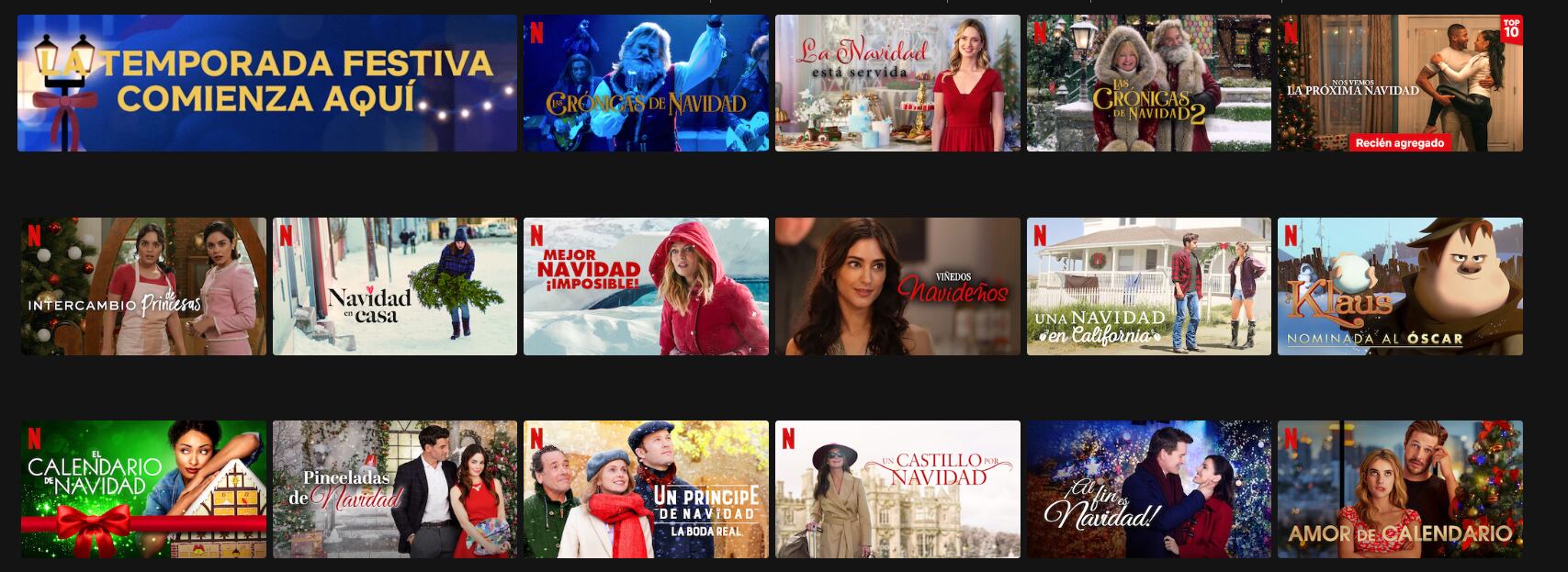 Netflix ya está más que listo con su combo navideño.