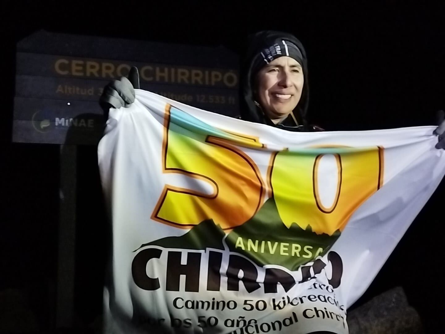 La atleta y alpinista costarricense, Ligia Madrigal, celebró los 50 años del cerro Chirripó con una caminata y el ascenso a los 3.820 metros sobre el nivel del mar que tiene el pico más alto del Chirripó