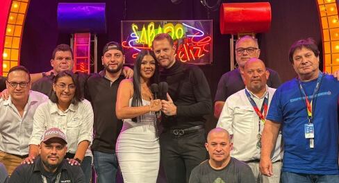 Sábado feliz, Mauricio Hoffmann y Natalia Rodríguez