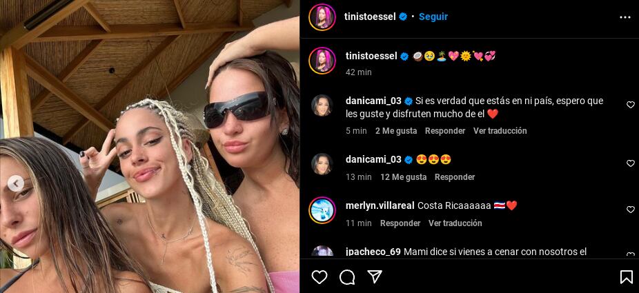 Martina Stoessel, mundialmente conocida como Tini Stoessel.