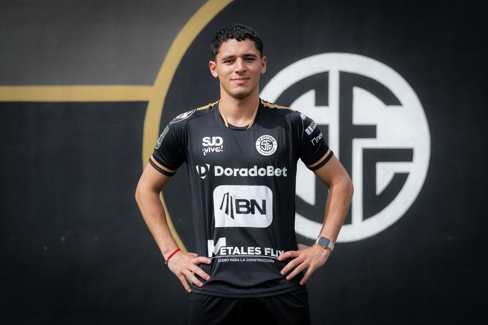 Doryan Rodríguez llega a préstamo por un año a Sporting desde Alajuelense. Foto: Prensa Sporting