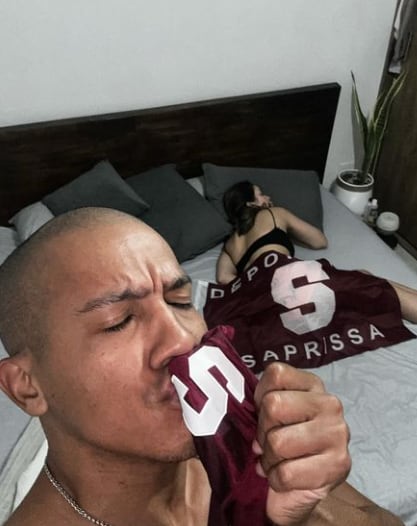 Greivin Morgan, modelo.