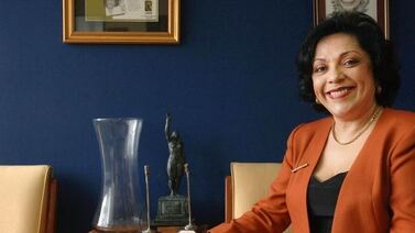 Reapareció Amelia Rueda luego de recuperarse de una operación