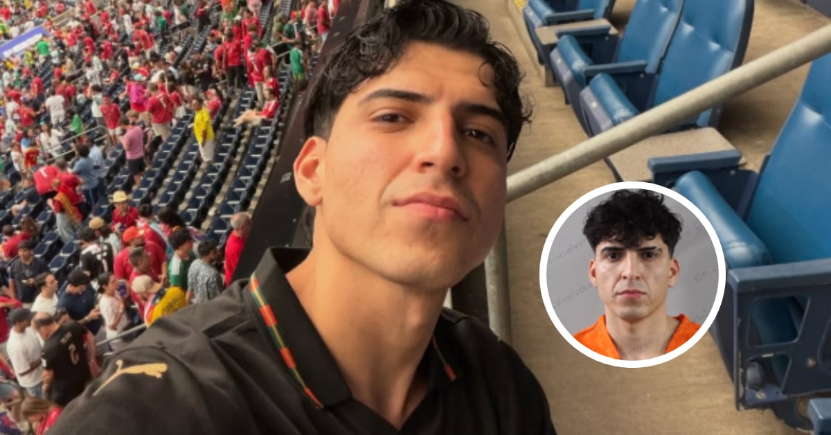 Julián Valverde detenido en Estados Unidos, bajo custodia del ICE.
