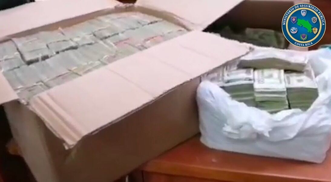 Droga decomisada en Escazú
