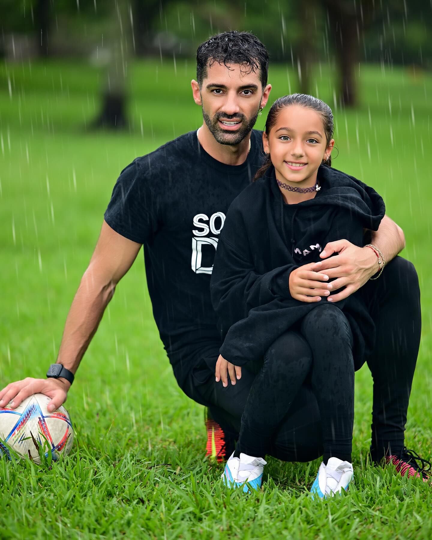 Toni tiene una muy bonita relación con su hija.