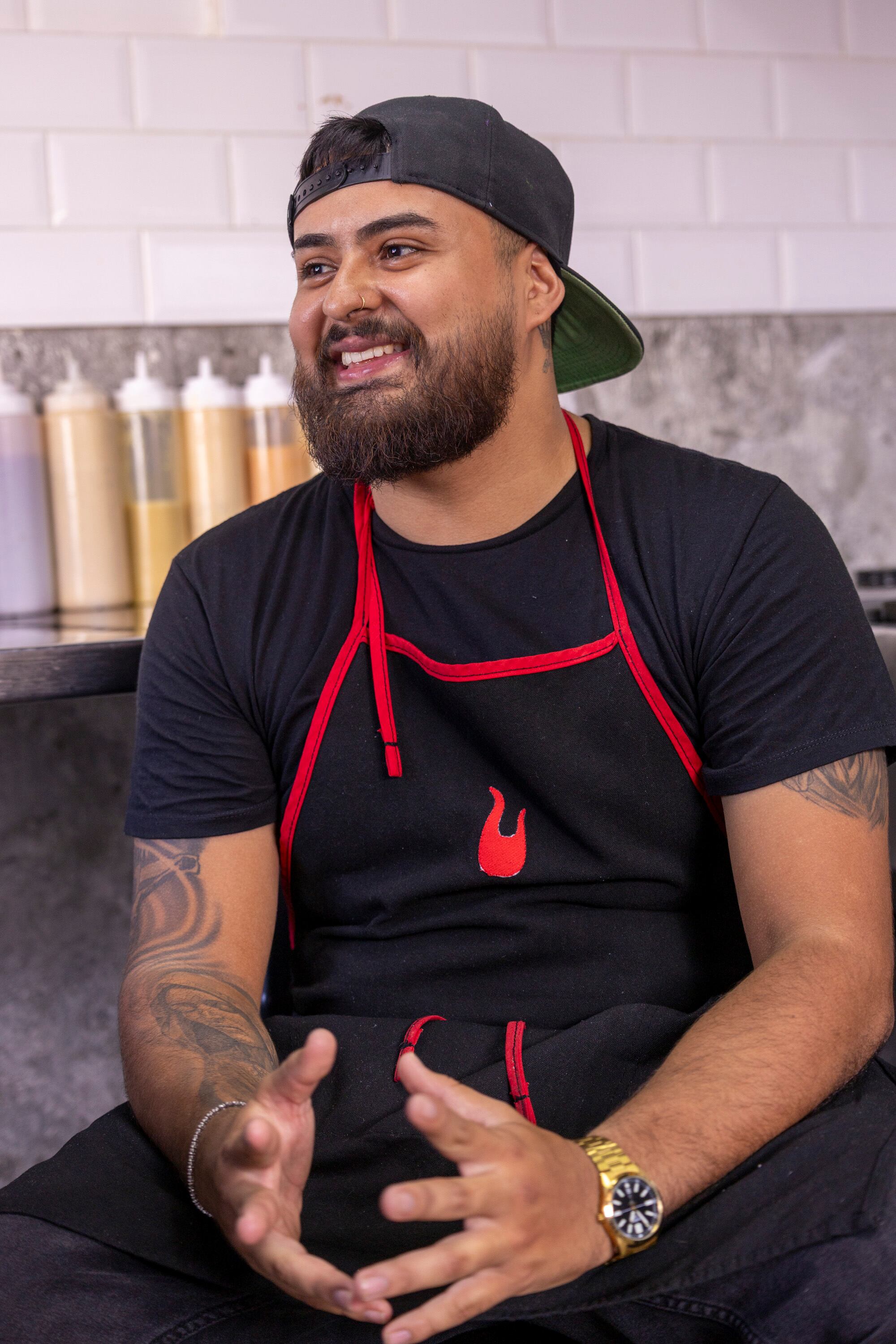 24/04/2025, San José, Barrio México, entrevista con el Chef Derek, creador de Central of Burguers.