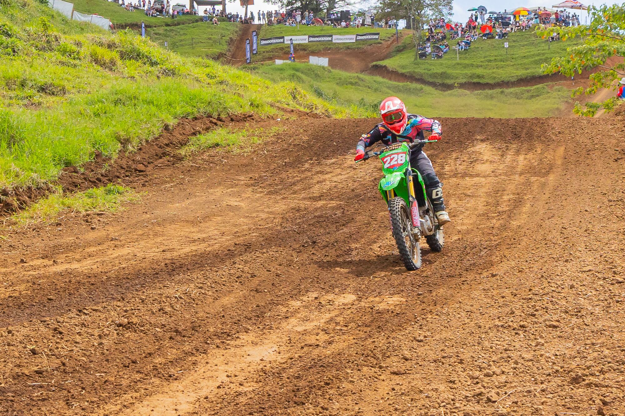 María Paula Saborío es campeona nacional de Motocross desde el 2016. Foto: Cortesía.