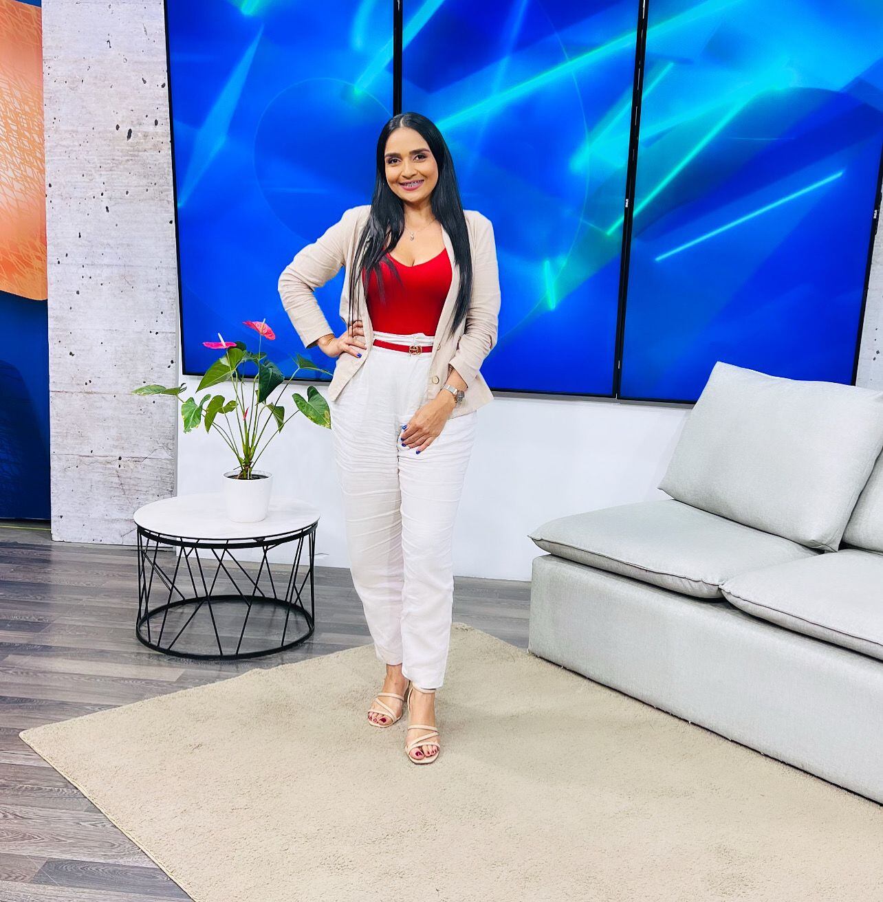 Mónica Matarrita Mora, periodista de Telenoticias.