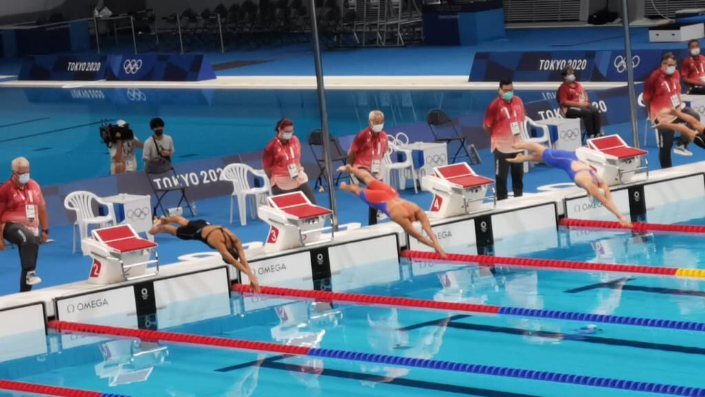 Beatriz Padrón, nadadora costarricense que participó en los Juegos Olímpicos. Cortesía CON.