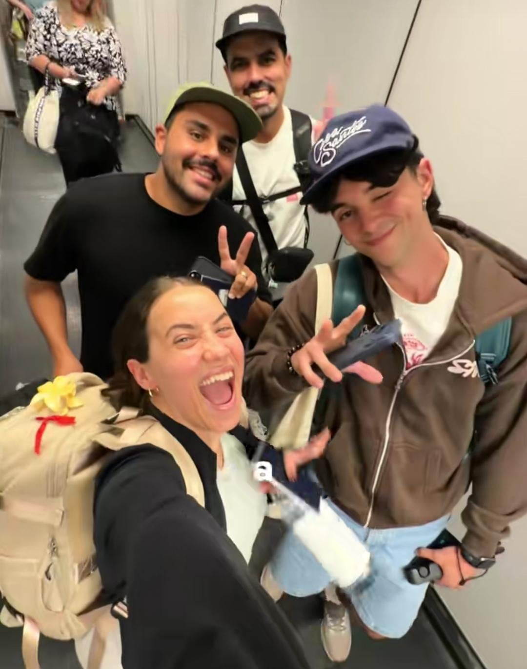 Joel Janero y Amelia documentaron su llegada a Costa Rica en redes sociales.