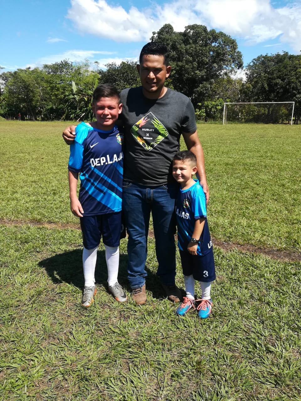 Esteban cuenta que el apoyo de su papá Julio César ha sido vital en este tiempo. Foto: Cortesía.