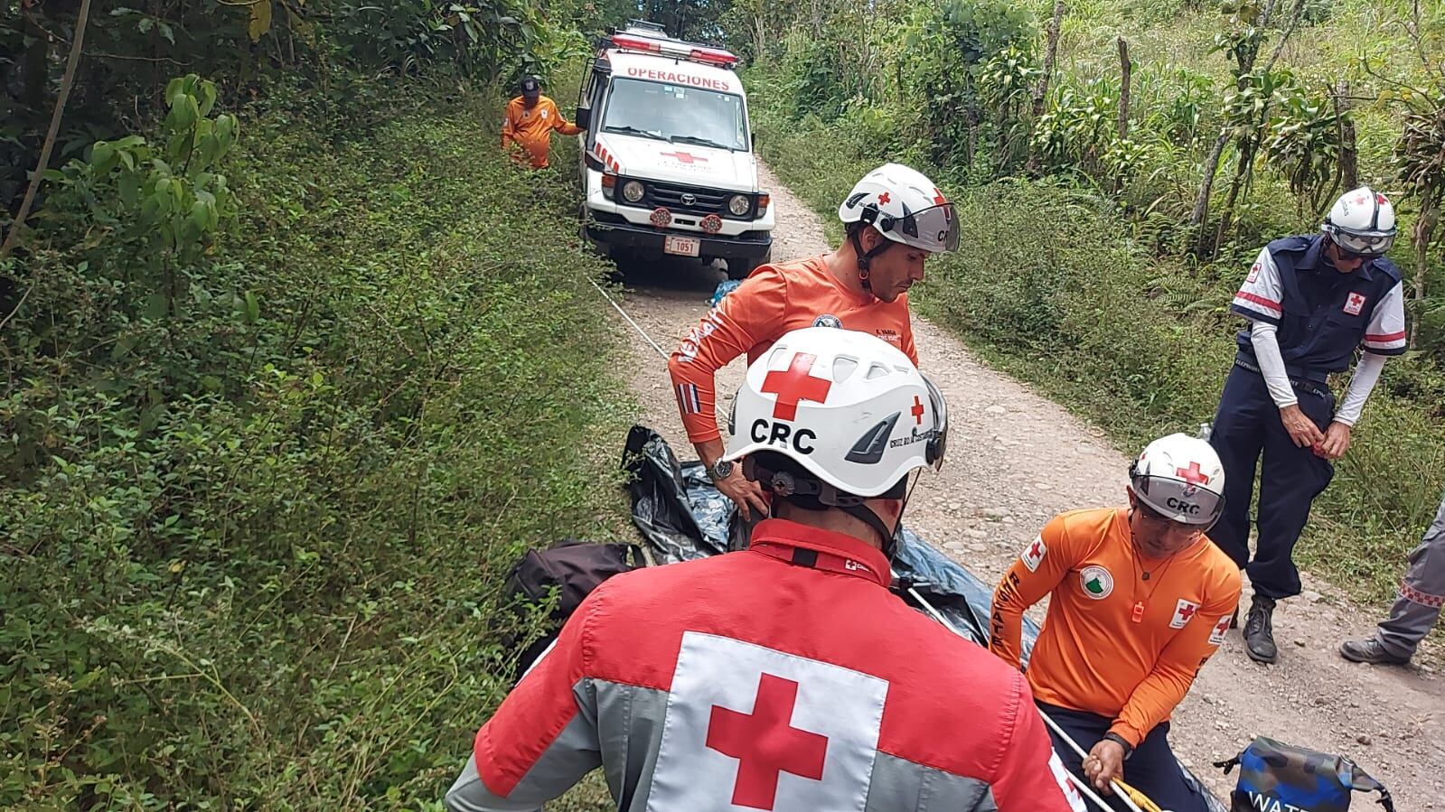 Sexto día de búsqueda de Keibril García, bebé de 9 meses raptada en Cervantes de Cartago. Foto CRC