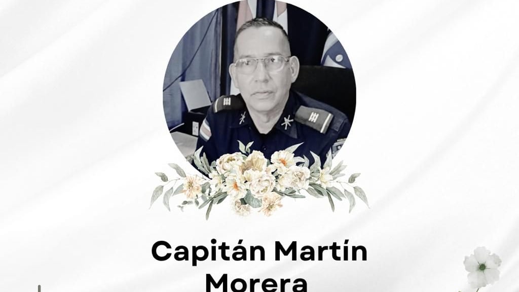 El oficial de la Fuerza Pública Martín Morera Sánchez murió en el propio día del Policía Costarricense luego de recibir un reconocimiento por su labor. Foto: Fuerza Pública