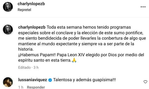Charlyn López está más que contenta con la gran y nueva oportunidad que le dieron en Repretel esta semana.