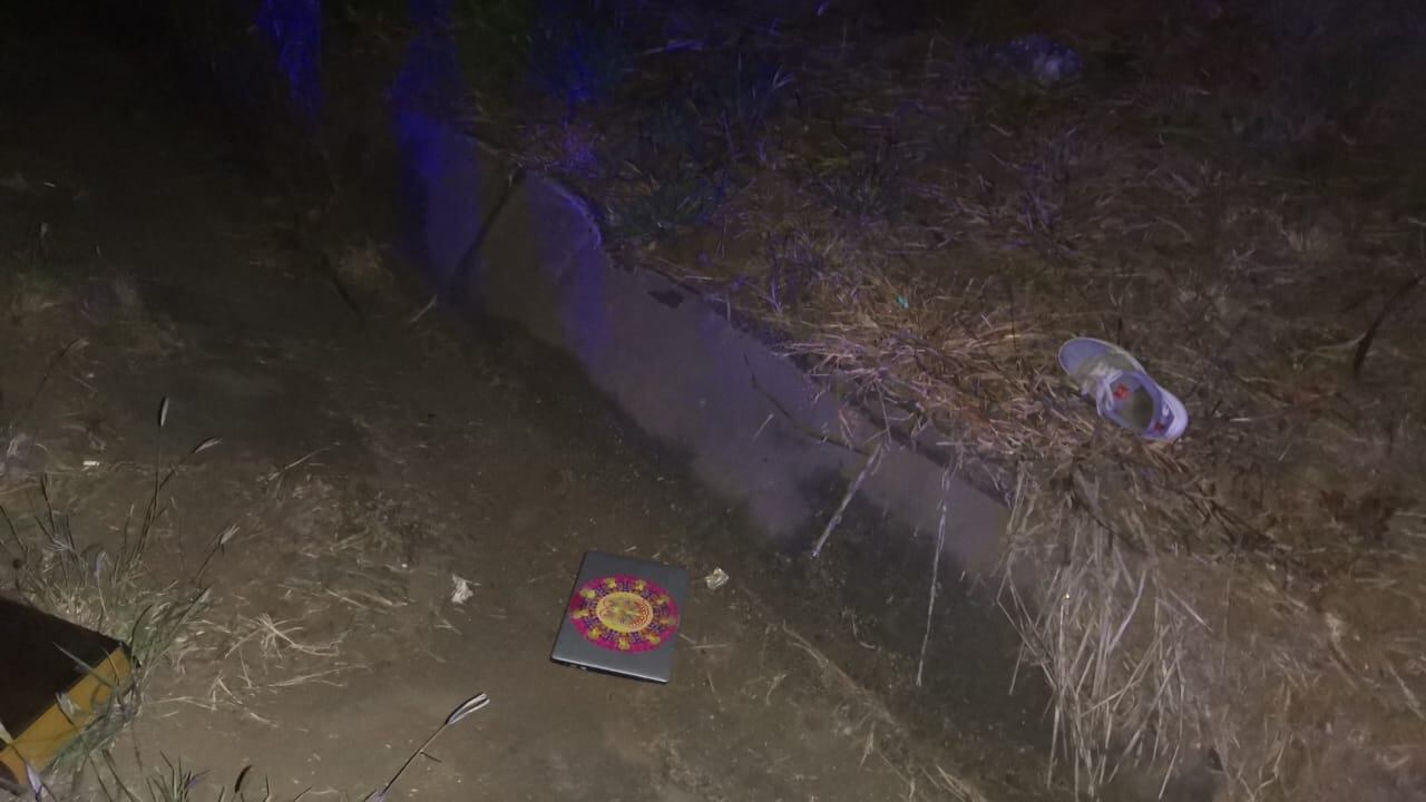 Detienen a sospechosos de asaltar vivienda en Naranjo. Foto MSP.