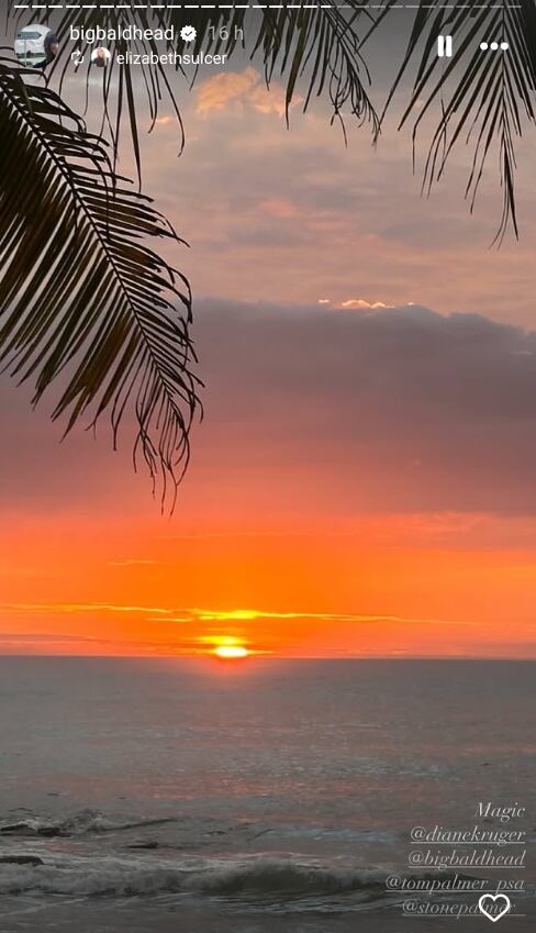 El actor Norman Reedus y su pareja Diane Kruger en Costa Rica 2025.