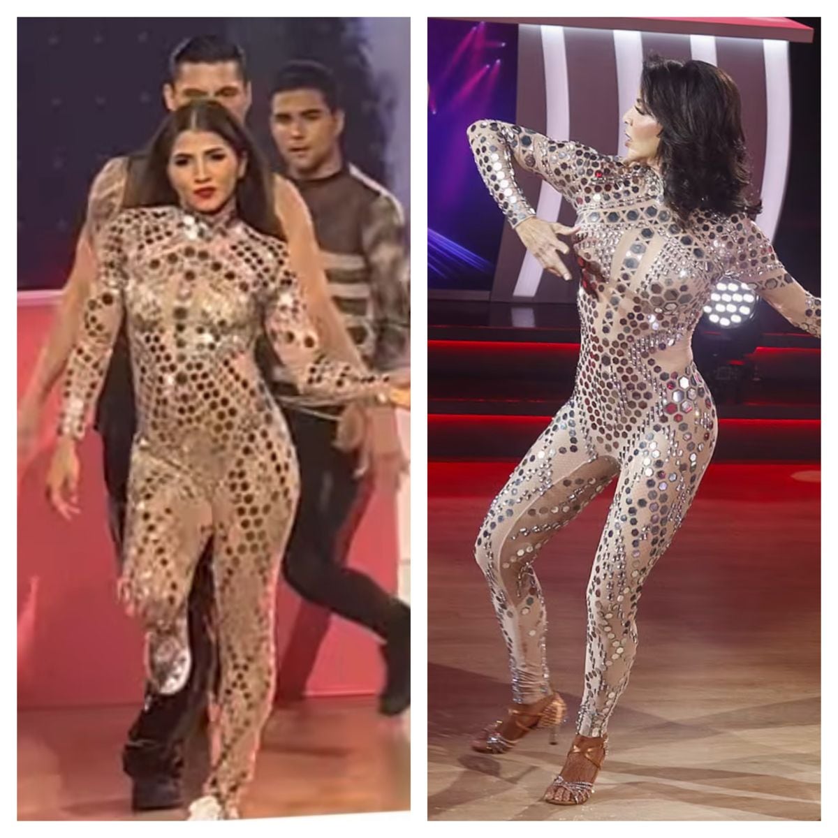 vestidos de Mira quién baila
naomy valle y Lynda Díaz